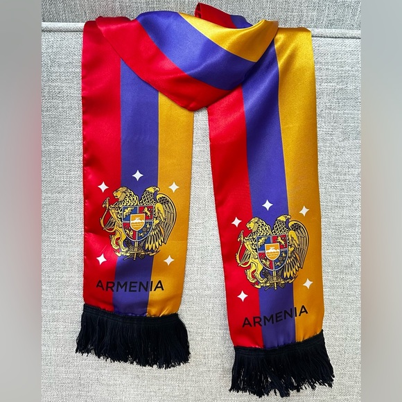 Armenian Soccer Scarf - New WRAPPED with Tags / Armenia Football Stole - Picture 7 of 17